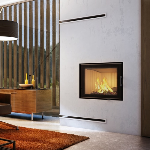 Steel fireplace NADIA 10 kW Ø 200