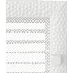 Rejilla de ventilación VENUS 22x22 blanco con persianas