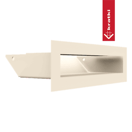 Kratka wentylacyjna kominkowa LUFT 6x20 kremowa Slim