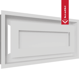 Kratka wentylacyjna kominkowa WIND 22x45 biała