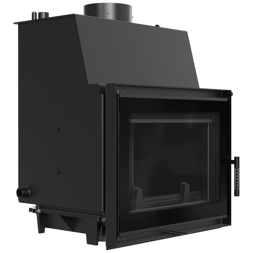 Kominek z płaszczem wodnym Zosia 14kW Ø 200 Deco z domykaniem