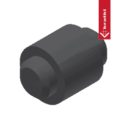 Zibi zawiasa drzwi dł. 17mm fi 12mm