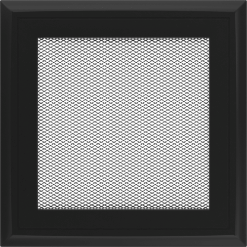 Kratka wentylacyjna kominkowa Oskar 17x17 czarna