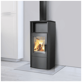 Wood burning steel stove PROTON Ø 150 8 kW