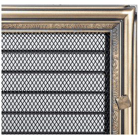 Rejilla de ventilación rústico 17x49 con persianas