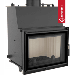 Kominek z płaszczem wodnym KRATKI ZUZIA DECO 12 kW Ø 200 zestaw montażowy