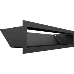 Ventilācijas vāks LUFT 9x40 matēti melns Slim