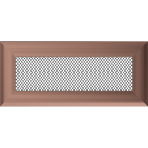 Kratka wentylacyjna kominkowa Oskar 11x24 miedziana