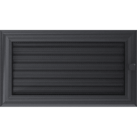Vent Cover Oskar 17x30 graphite with blinds