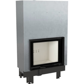 Steel fireplace MBZ 13 kW Ø 200 Lift-up self closing door