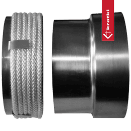 The passage from the pipe system Ø 150