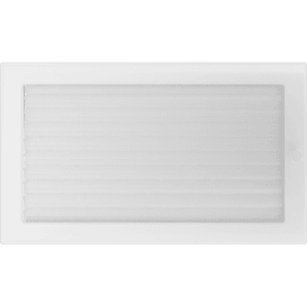 Rejilla de ventilación 22x37 blanco con persianas