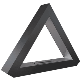 OUTLET bio fireplace triangle