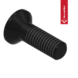 Sruba imbus z łbem stozkowym M5x16 DIN 7991 kl. 10.9 jm 100 szt.