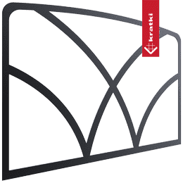 Dekoratívne otvorené diela „VV“ pre kachle