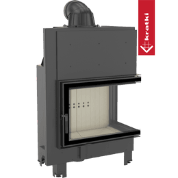 Insatskamin Kratki MBA 17 kW Ø 200 Höger