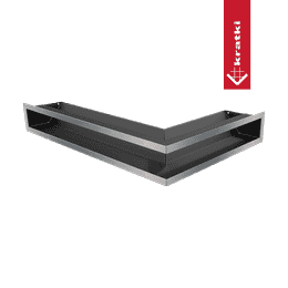 Vent Cover LUFT corner left 60x40x9 polished