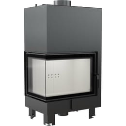 Vodni kamin KRATKI MBZ Levi 13 kW Ø 200 samozapiralna vrata