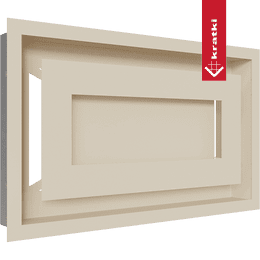 Kratka wentylacyjna kominkowa WIND 22x37 kremowa