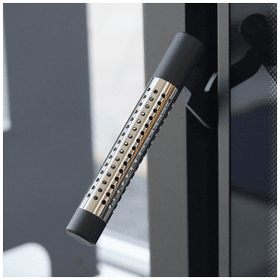 Handle for perforated handle - nickel plated