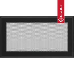 Kratka wentylacyjna kominkowa Oskar 17x30 czarna