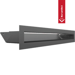 Ventilasjonsdeksel LUFT 6x40 grafitt Slim