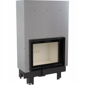 Water heating fireplace MBM 12 kW Ø 180 lift-up self closing door