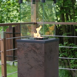 Patio Mini a Gas de cuarzo sinterizado Oxide Moro controllo automatico 8,2 kW