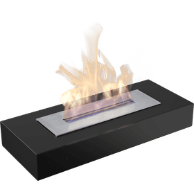 freestanding Bioethanol fireplace INDIA MAX TÜV black