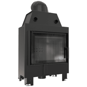 Steel fireplace MBM 10 kW Ø 200 black thermotec