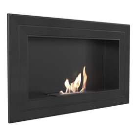 Wall mounted Bioethanol fireplace JULIET 1100 TÜV black