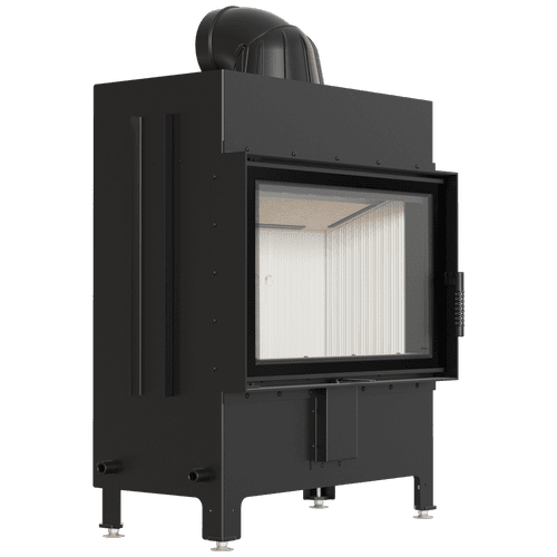 Kominek powietrzny stalowy KRATKI LUCY 14 kW Ø 200