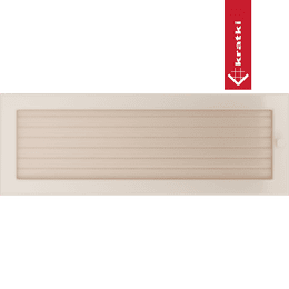 Capac aerisire 17x49 crem cu jaluzele