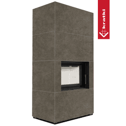 Kaminbausatz KRATKI FLOKI BOX 8 kW Ø 160 Quarzsinter FOKOS PIOKRATKI MBO