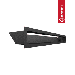 Ventiliacijos dangtis LUFT 9x80 juodas