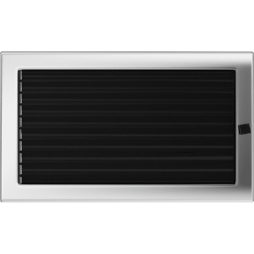 Grille de ventilation 22x37 nickelé avec une persienne