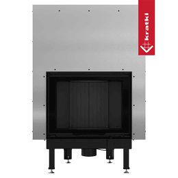 Steel fireplace KRATKI NADIA 10 kW Ø 200 Lift-up black thermotec