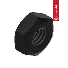 Nakrętka M4 DIN 934 / 82144 kl. 5 czerniona jm 100 szt.