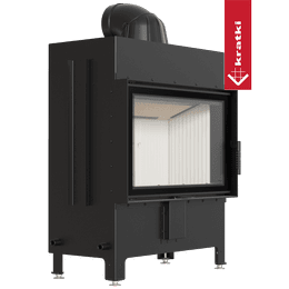 Kominek powietrzny stalowy KRATKI LUCY 14 kW Ø 200