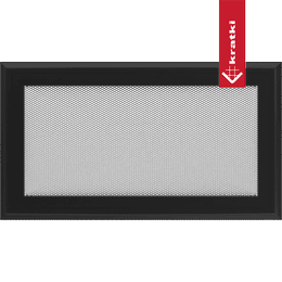 Kratka wentylacyjna kominkowa Oskar 17x30 czarna