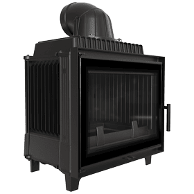 Cast iron fireplace FRANEK DECO 12 kW Ø 200