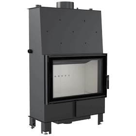 Water heating fireplace LUCY 16 kW Ø 200 Double glass