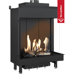 Gázkandalló KRATKI LEO 76/62 jobboldali propán ∅ 100/150 5,1 kW