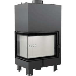 Wasserführender Kamineinsatz KRATKI MBZ links 13 kW Ø 200
