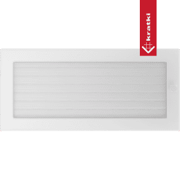 Griglia di Aerazione 17x37 bianco avec une persienne