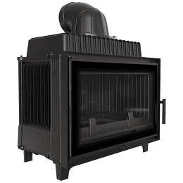 Kamineinsatz Gusseisen KRATKI FRANEK DECO 14 kW Ø 200