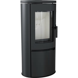 Peč na drva iz litega železa KRATKI AB Ø 150 8 kW, samozapiralna vrata
