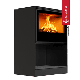 Soba din otel KRATKI KARI 80 12 kW Ø 180 loc de lemne