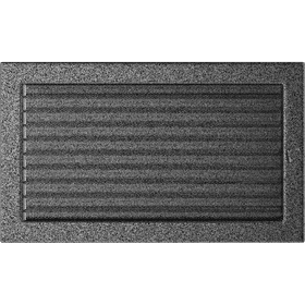 Rejilla de ventilación 22x37 negro y plata con persianas
