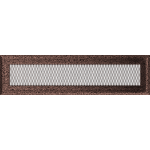 Kratka wentylacyjna kominkowa Oskar 11x42 miedziana malowana